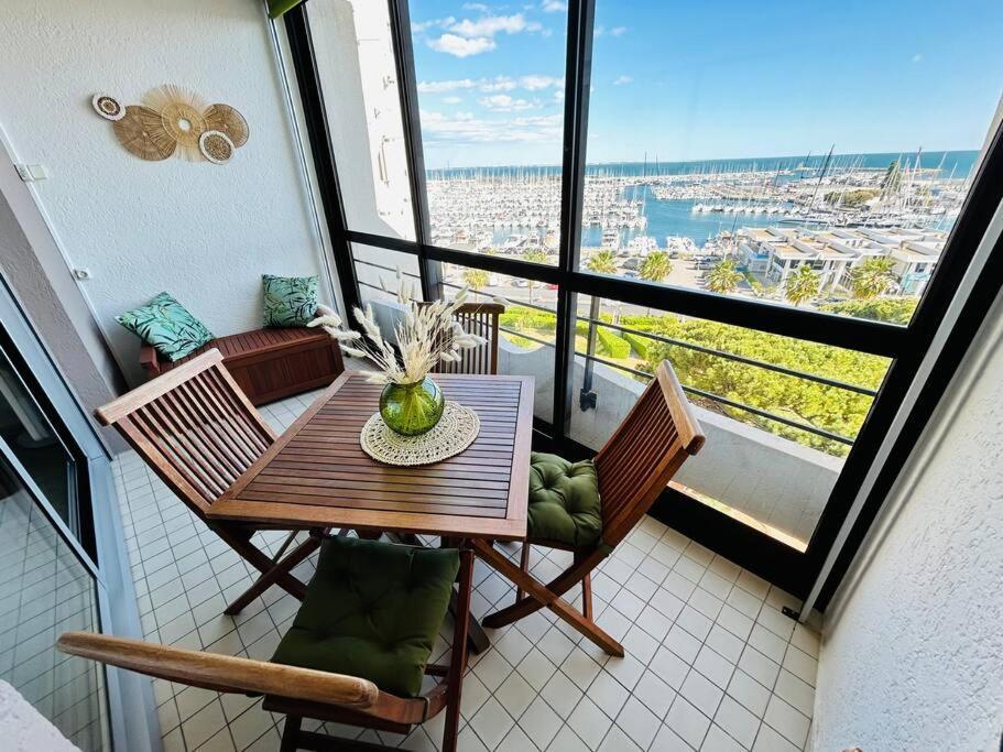 Studio Chic & Cosy Vue Mer, Clim, Parking La Grande-Motte Exterior foto