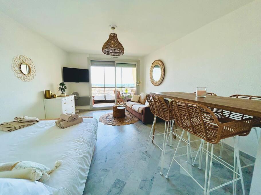 Studio Chic & Cosy Vue Mer, Clim, Parking La Grande-Motte Exterior foto